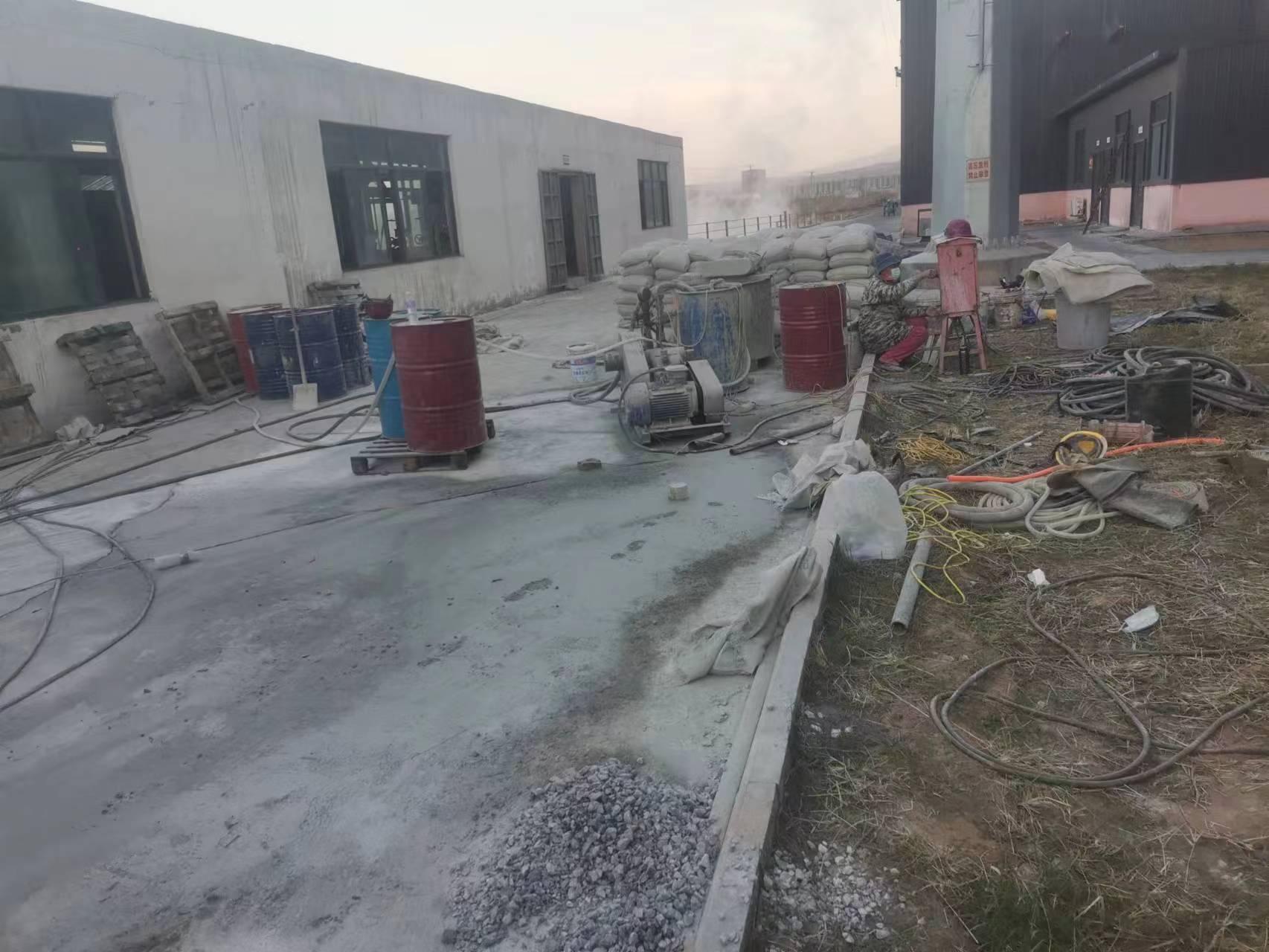 苍梧厂房地基沉降注浆